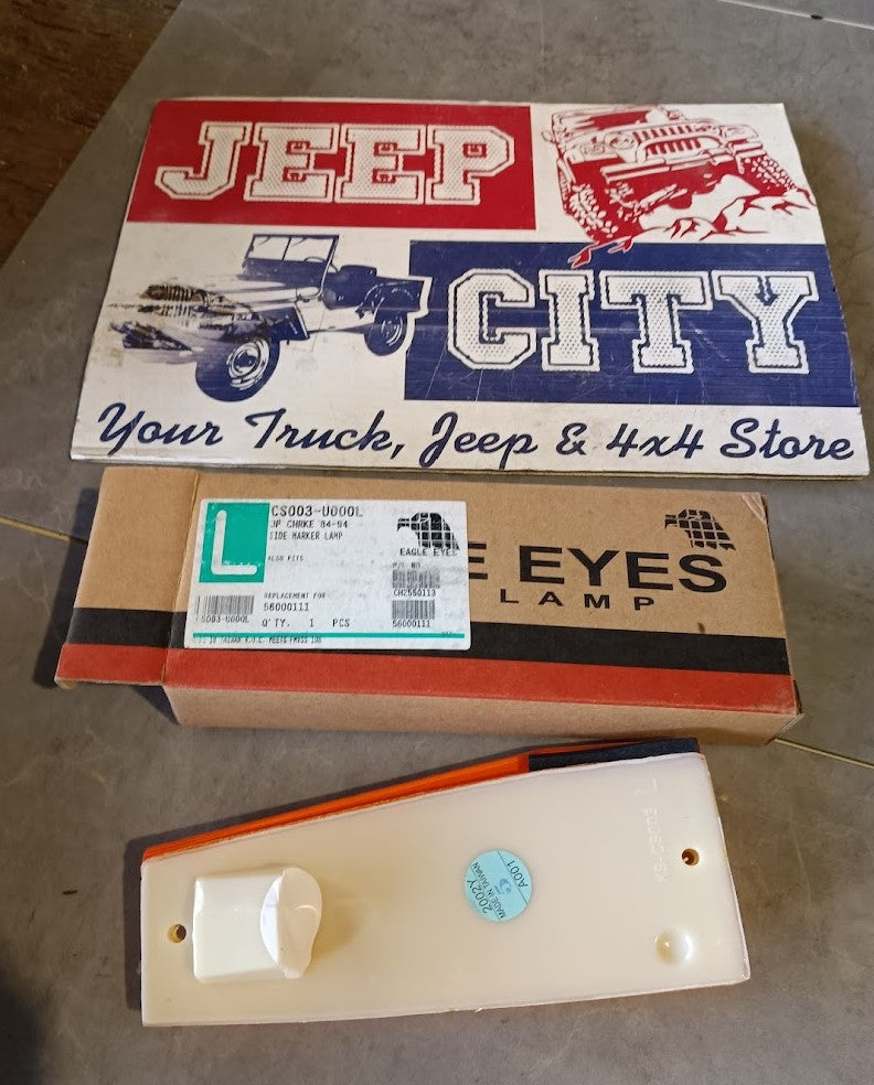 Light Side Marker Left Jeep XJ Cherokee 56000111 NEW