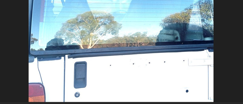 Tailgate Jeep TJ Wrangler white