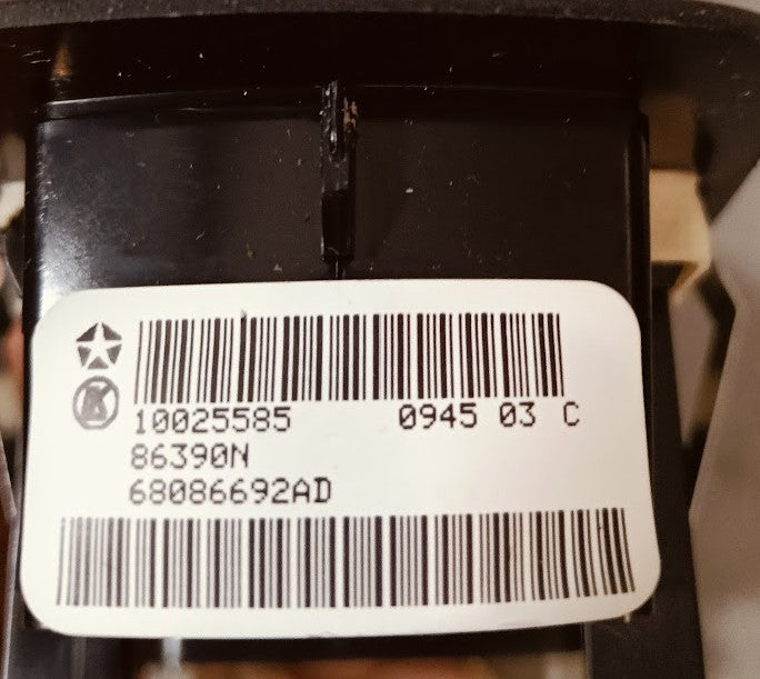 Window Switch Left Front Jeep  WK2 Grand Cherokee 68086692AD