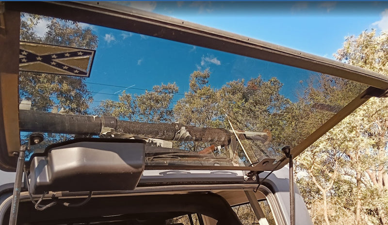 Glass Tailgate Jeep JK Wrangler Tinted 6 holes