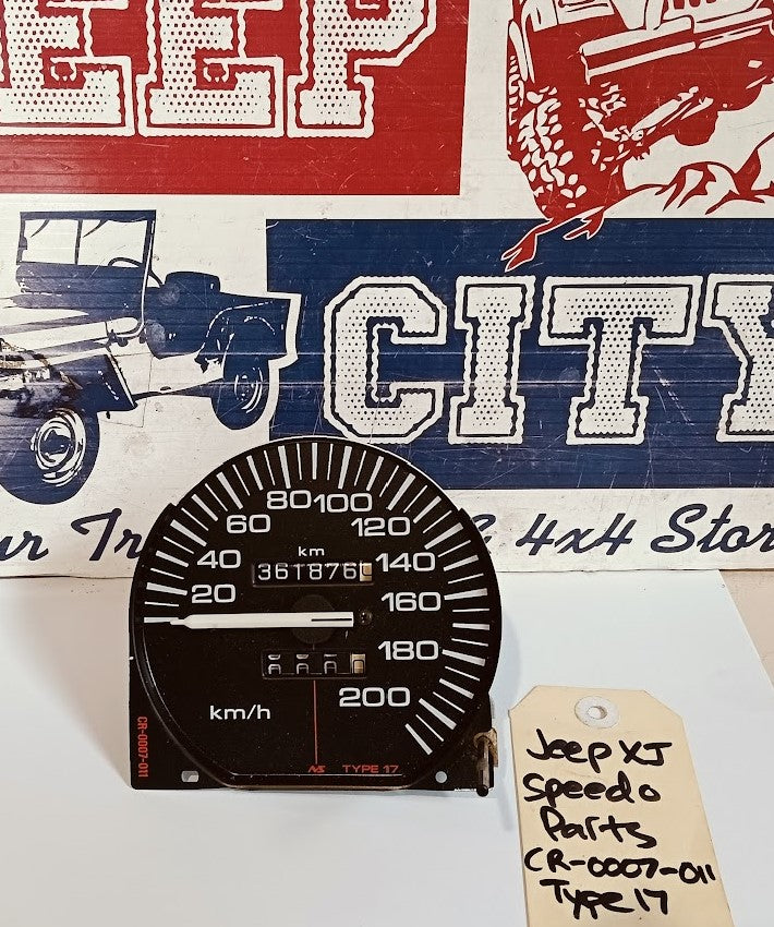 Gauge Speedometer Jeep XJ Cherokee CR-0007-011 Type 17