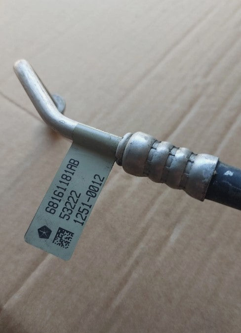 A/C Hose to condenser Climate 68161181AB Jeep CRD WK2