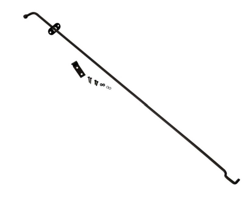 Hood Prop Rod Kit Kentrol Black Jeep CJ 50523