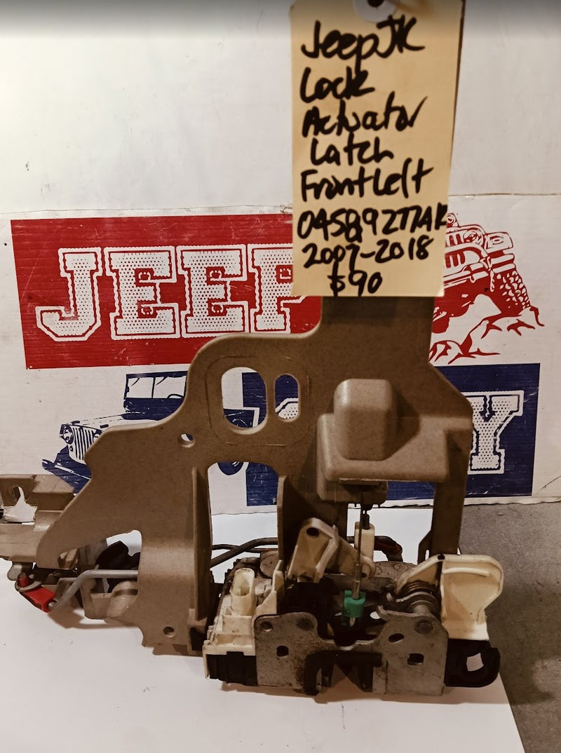 Lock Acutator Front Left Door Jeep JK  Wrangler P04589277AK