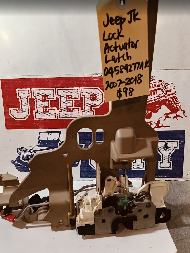 Lock Acutator Front Left Door Jeep JK  Wrangler P04589277AK