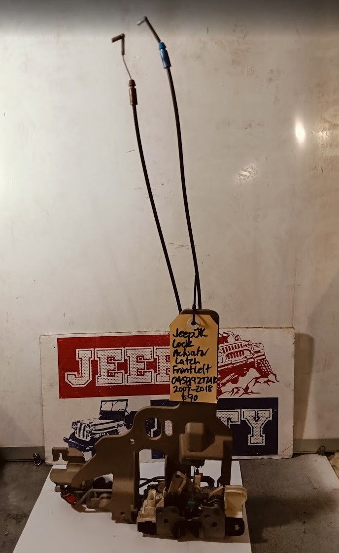 Lock Acutator Front Left Door Jeep JK  Wrangler P04589277AK