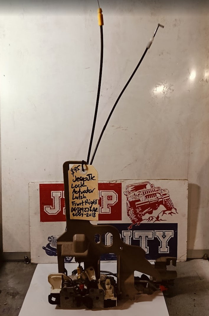 Lock Acutator Front Right Door Jeep JK  Wrangler P04589276AK