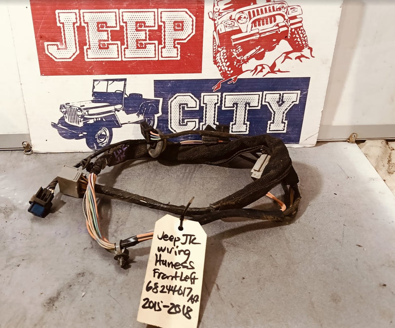 Wiring Harness Front Left Door Jeep JK Wrangler  68244617AA