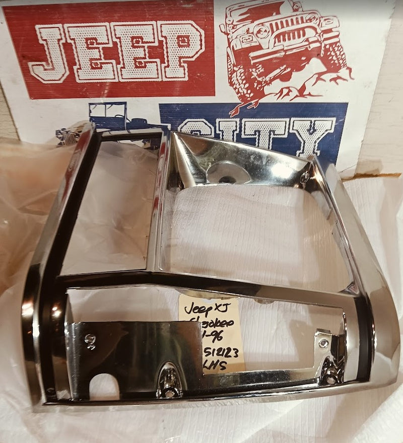 Headlight Surround Header Panel Left Jeep XJ Cherokee CA2512123