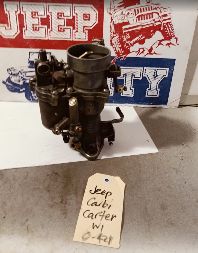 Carburetor Carter W1 574S Core Jeep MB GPW CJ2A CJ3A — Jeep City ...