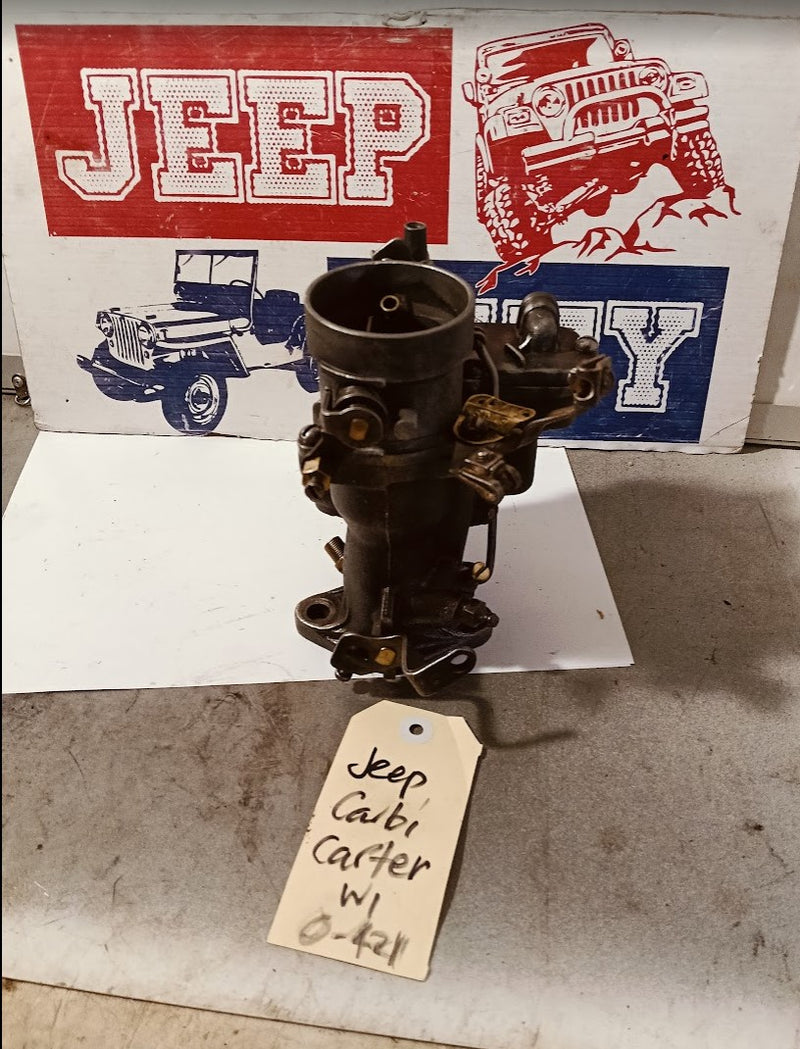 Carburetor Carter W1 574S Core Jeep MB GPW CJ2A CJ3A