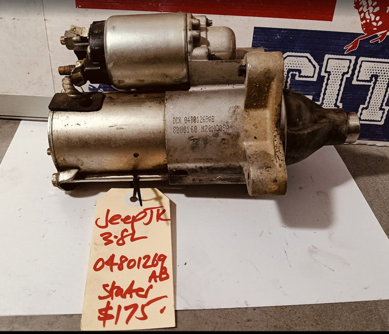 Starter Motor for Jeep JK Wrangler 3.8L 04801269AB