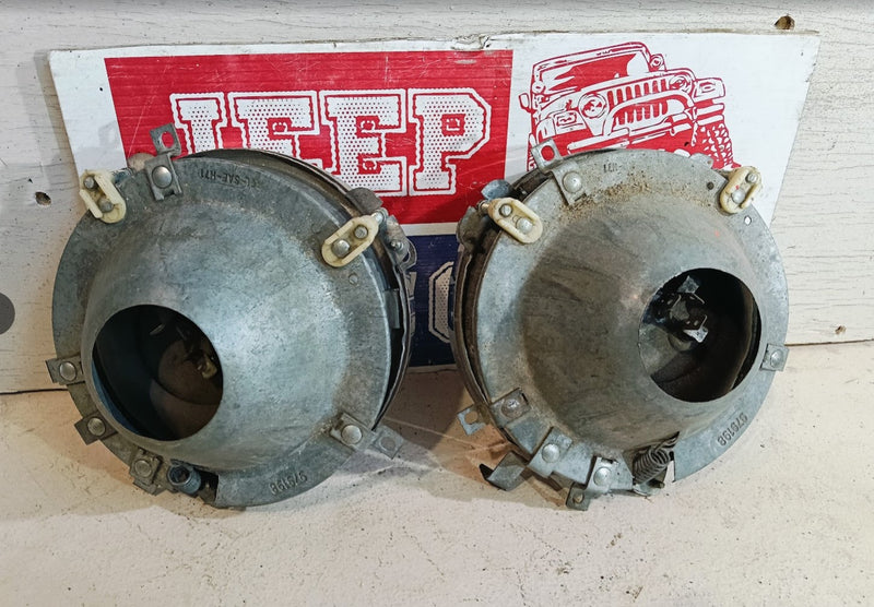 Headlights Jeep CJ Complete Assemblies Pair