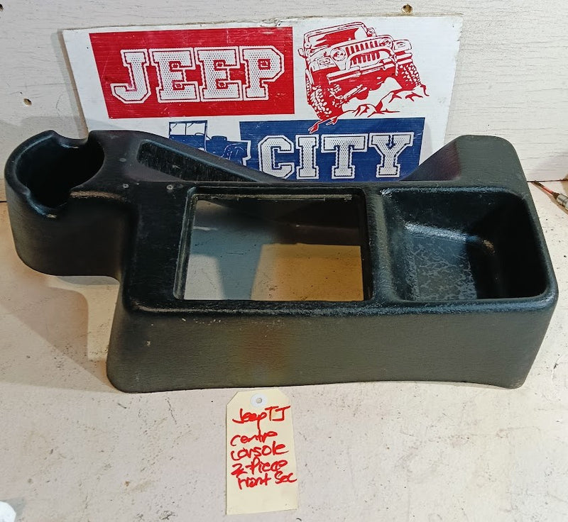 Center Mini Console Jeep TJ Wrangler Grey OEM