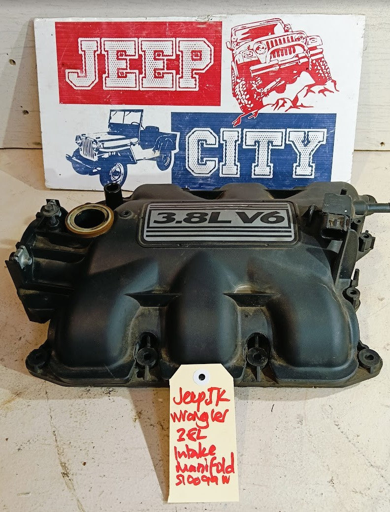 Intake Manifold Jeep JK Wrangler 3.8L V6 510099 W 8AF