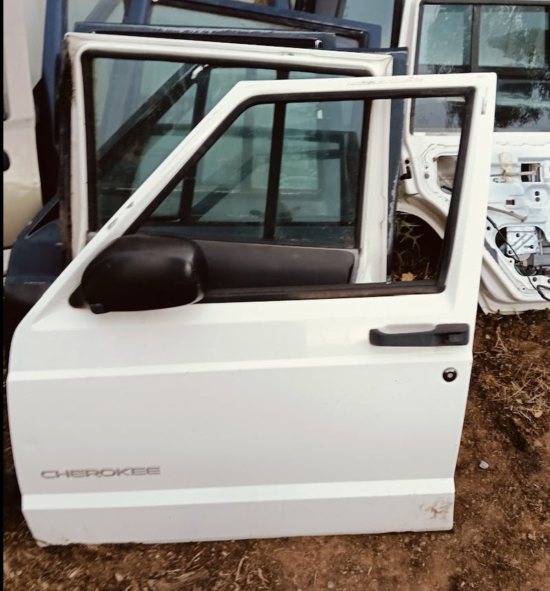Door Front Left Jeep XJ Cherokee White