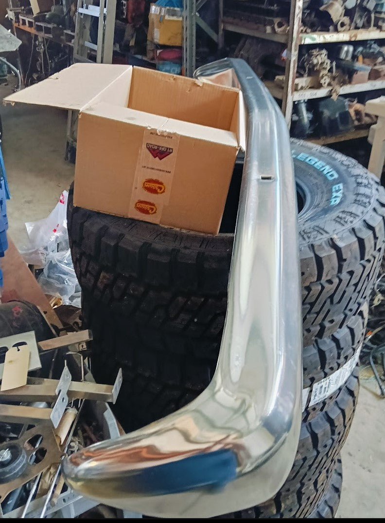 SOLD - Bumper Front Jeep FSJ Cherokee , J Series NOS