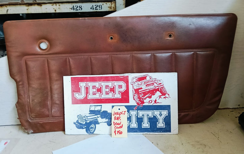 Door Cards Jeep CJ 10 1981-1986 Nut Meg Original RHS