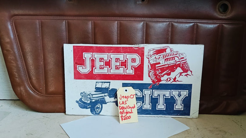 Door Cards Jeep CJ 10 1981-1986 Nut Meg Original LHS