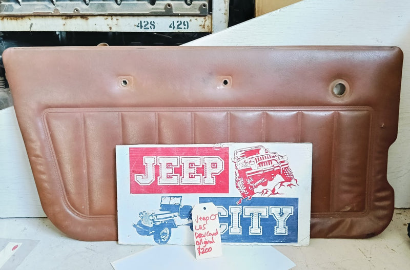 Door Cards Jeep CJ 10 1981-1986 Nut Meg Original LHS