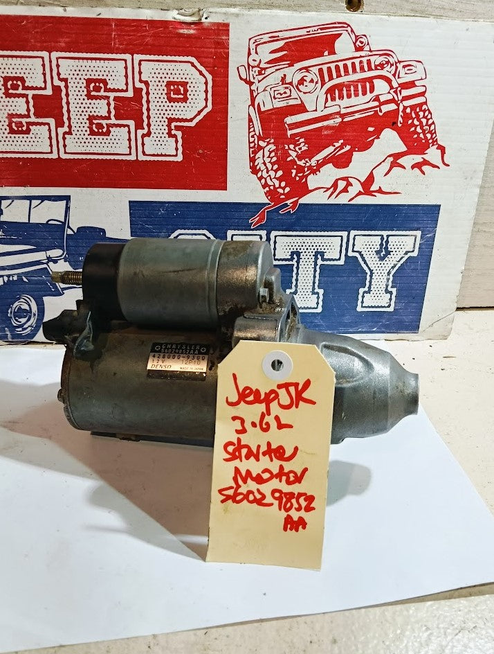 Starter Motor for Jeep JK JL Wrangler 3.6L 3.0L 56029852AA