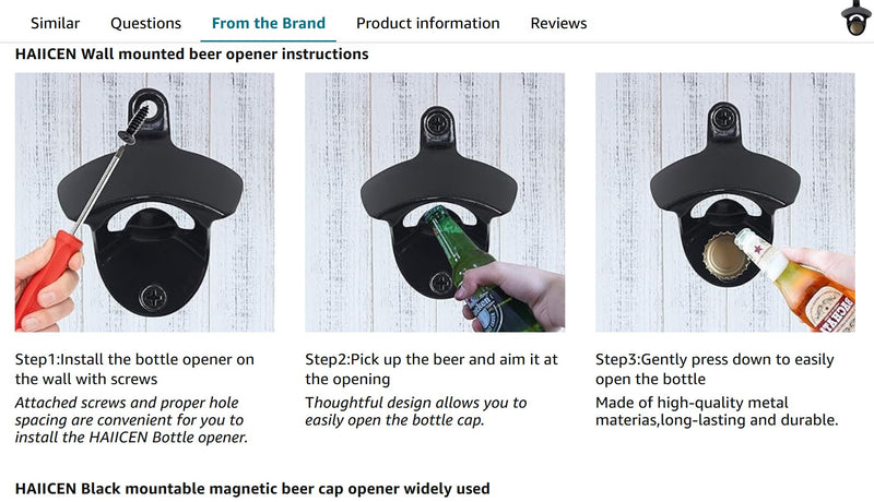 Bottle Opener Mounted For Jeep JK JL Wranglers Accessories