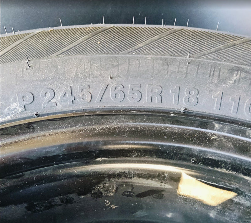 Spare Wheel & Tyre 245/65R18  Jeep Grand Cherokee WK 2011-2020