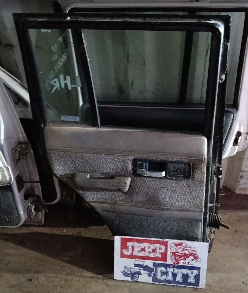 Door Left Rear Black Jeep Cherokee XJ