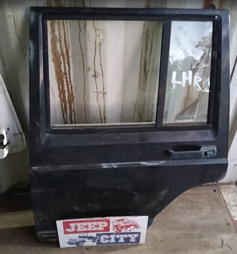 Door Left Rear Black Jeep Cherokee XJ