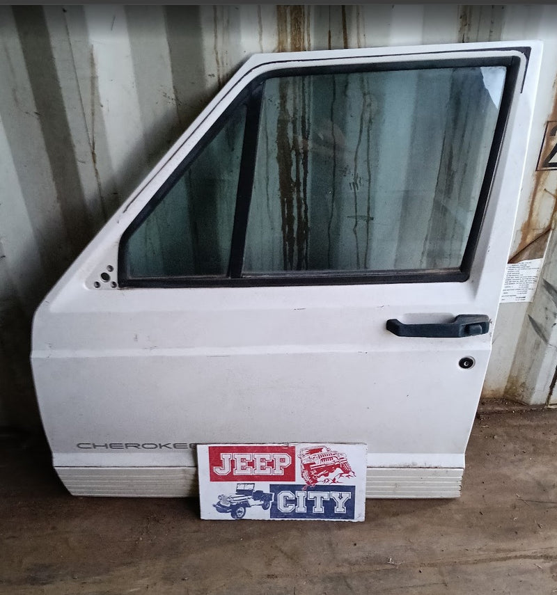 Door Front Left Jeep XJ Cherokee White