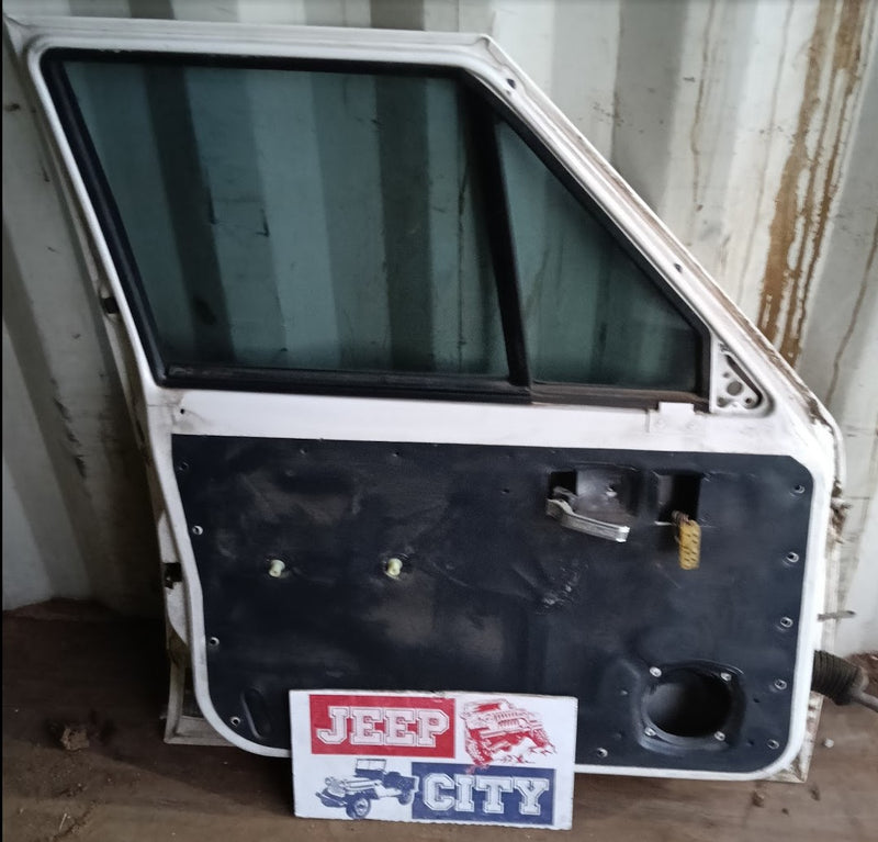 Door Front Left Jeep XJ Cherokee White
