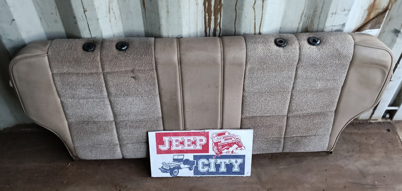 Seat Rear Jeep XJ Cherokee Beige Upper Section