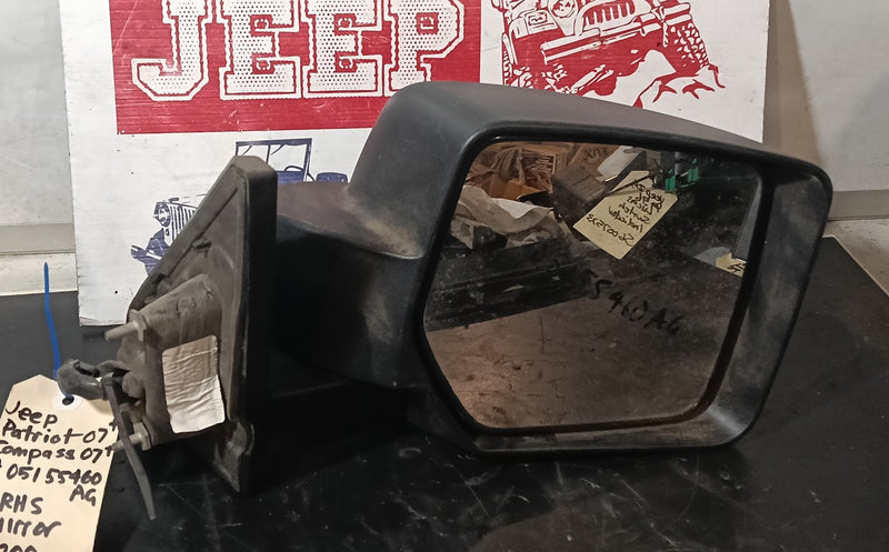 Side Mirror heated, electric Jeep Patriot & Compass 2008-2015 RHS