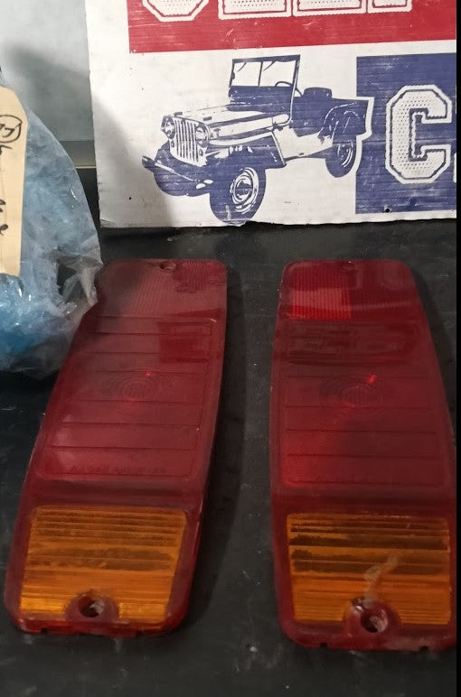 Tail light Lens Pair Vintage Jeep Wagoneer 1977 74063 European style