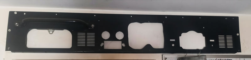 Dash Panel Jeep CJ10 Custom Powder Coated Black with Guage Pod hole