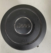 Black Jeep horn pad in light gray includeds the airbag 