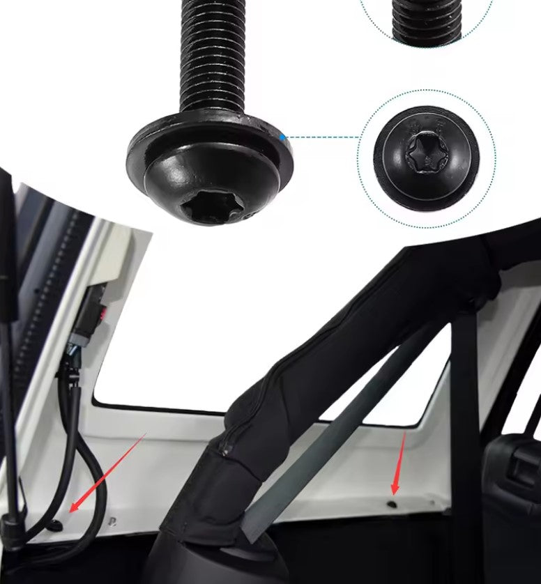 Bolts Mounting Hard Top Jeep TJ Wrangler
