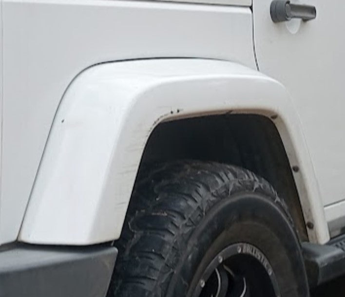 Flare Right Rear Jeep JK Wrangler White