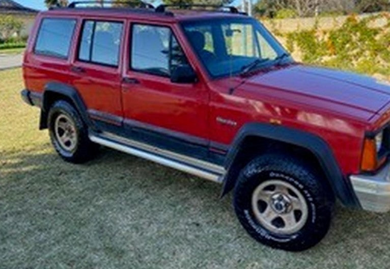 Side Steps Running Boards Jeep XJ Cherokee Black