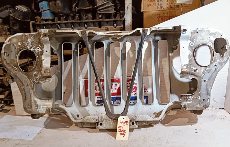 Grill Jeep TJ Wrangler white 1996-2006