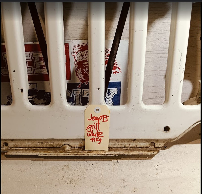 Grill Jeep TJ Wrangler white 1996-2006