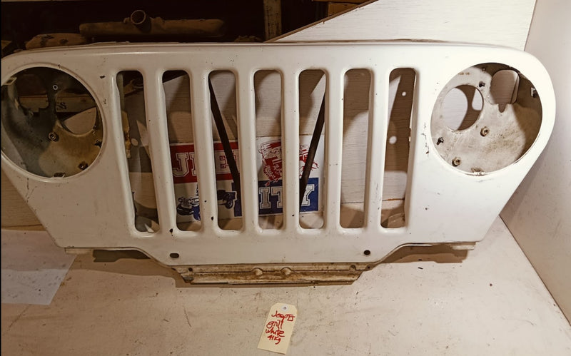 Grill Jeep TJ Wrangler white 1996-2006