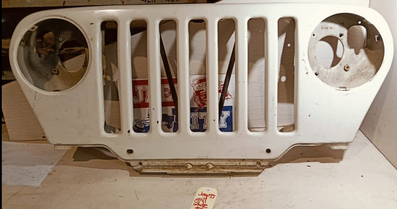 Grill Jeep TJ Wrangler white 1996-2006