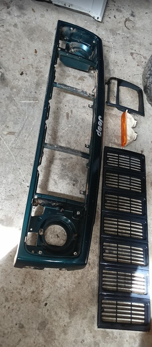 Header Panel Grill Surround Jeep XJ Cherokee  Green
