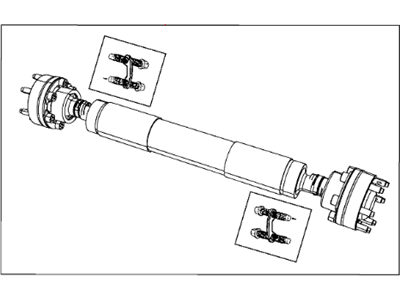 Drive Shaft Front Jeep Grand Cherokee WK2 52123467AD