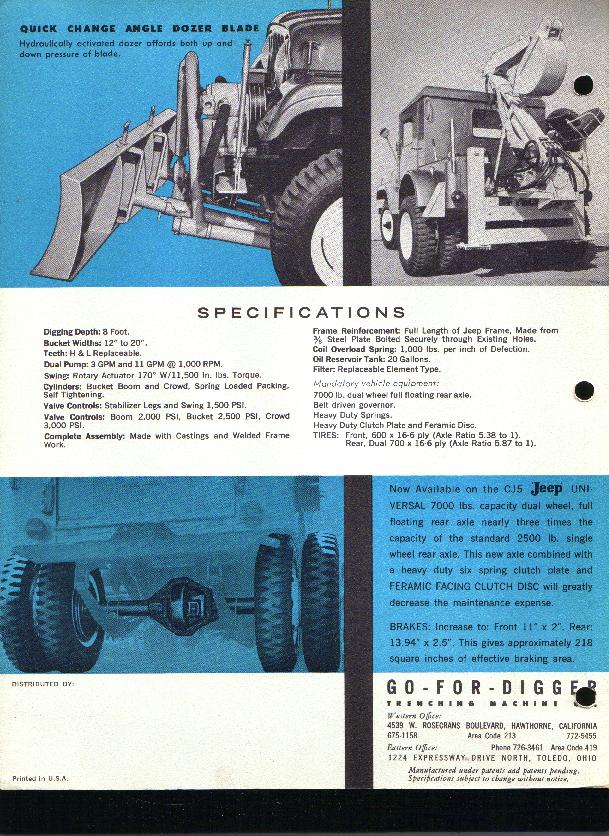 Dana 70 Dual Axle Jeep CJ5 Differential C-30783