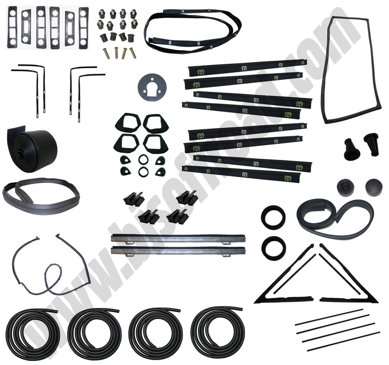 Weatherstrip Kit for 4 Door  Jeep Wagoneer Grand Cherokee and Cherokee
