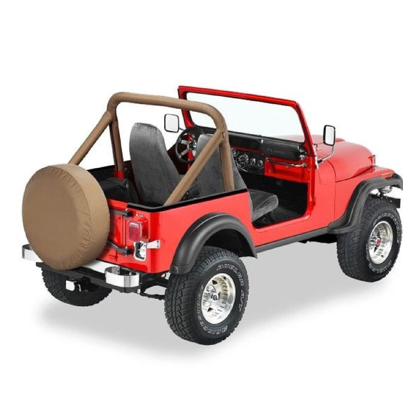 Bar Covers Fabric Replacement Tan Bestop  Jeep CJ7 80007-04