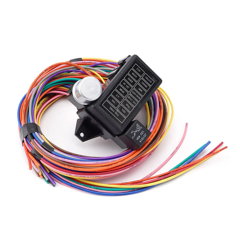 Wiring Harness 14 Fuse 14 Circuit for Jeep CJ SJ J Series