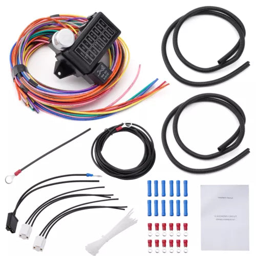 Wiring Harness 14 Fuse 14 Circuit for Jeep CJ SJ J Series